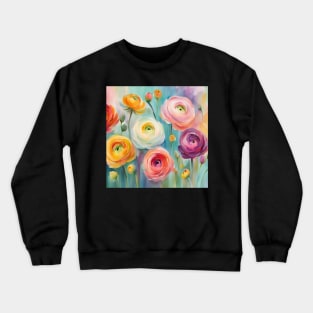 Springtime Garden Buttercups Garden Crewneck Sweatshirt